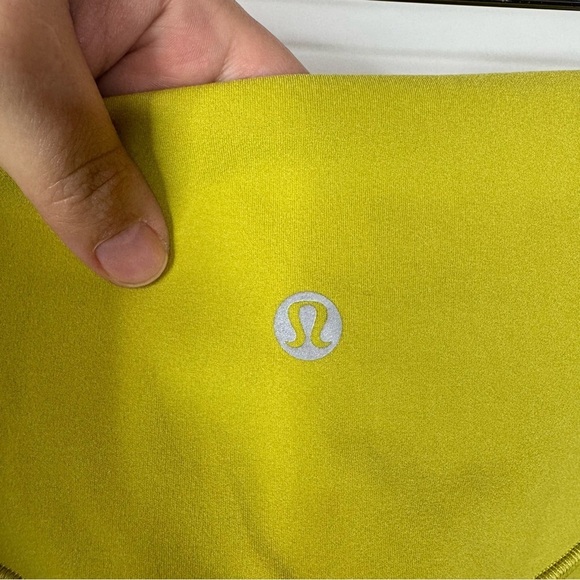 Lululemon Align Pant 25" Yellow Pear Size 14 - Picture 6 of 8